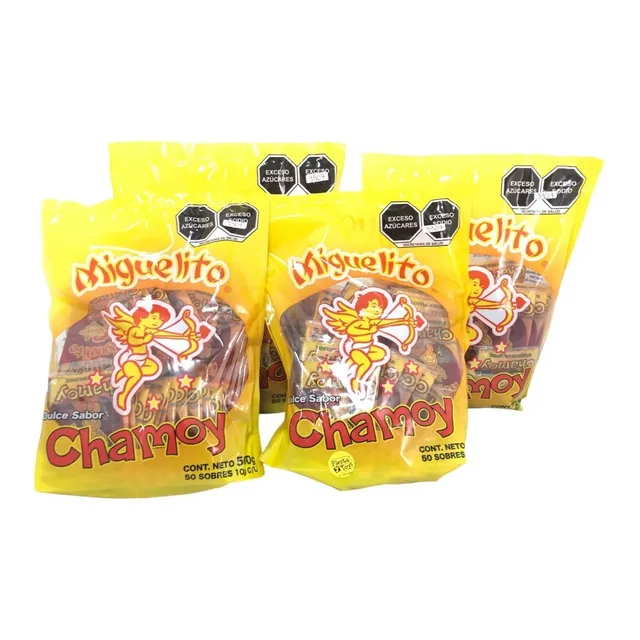 200 Pulpitas Miguelito Chamoy Pulpas Dulce Chilito Liquido
