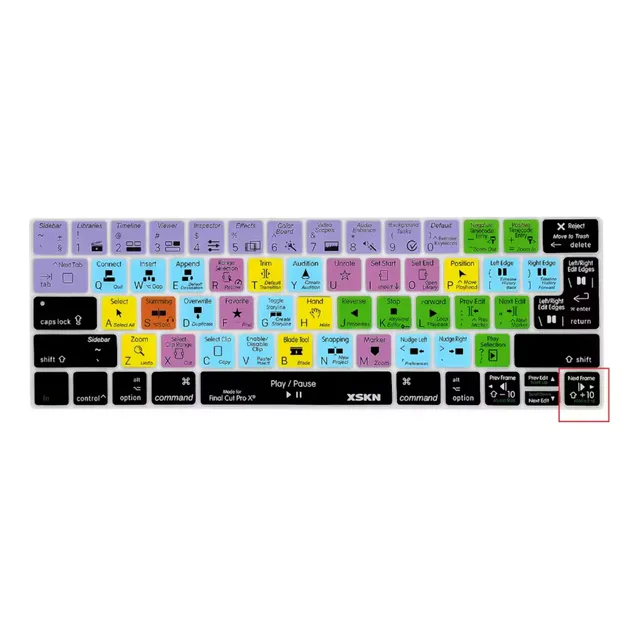 Xskn Magic Keyboard Final Cut Pro Protector De Teclado