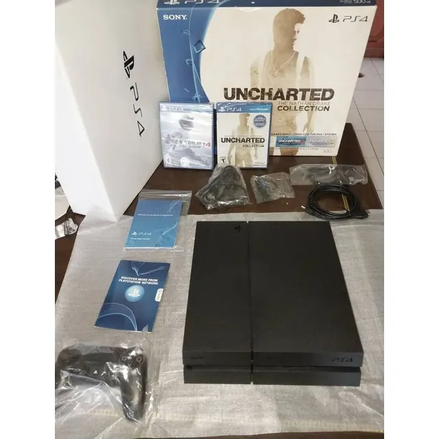 Playstation 4 500gb Ps4 Con 12 A 20 Juegos Incluidos, Nuevo