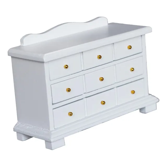 Vaguelly Cajon Casa Muñeca Decoracion Gabinete Miniatura