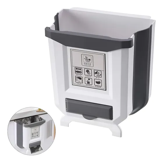 Papelera Plegable Gavetas Cocina Basura Moderna Plastica 