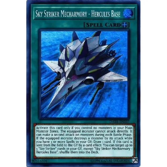 Caza Del Cielo Mecharmamento - Base Hércules Super Raro Yugi