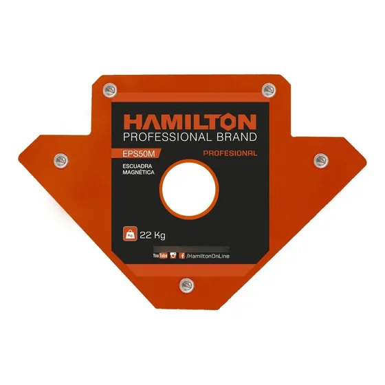 Escuadra Magnetica Soporte P/ Soldar 22,7kg Hamilton Eps50m
