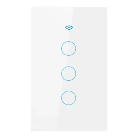 Apagador Inteligente Wifi Triple Blanco Smartlife Alexa