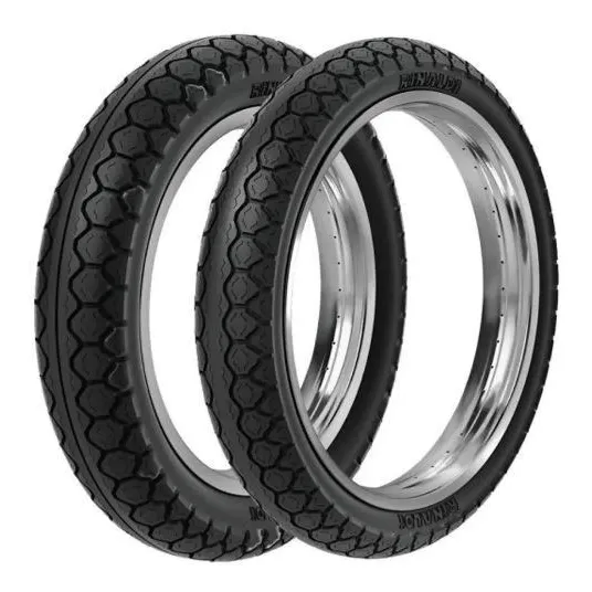 Par Pneu 80/100-14 E 2.50-17 Pd29 Rinaldi Biz Pop 100