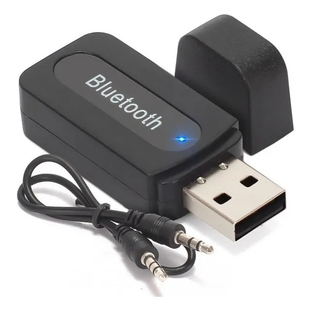 Receptor De Música Sem Fio Adaptador Preto