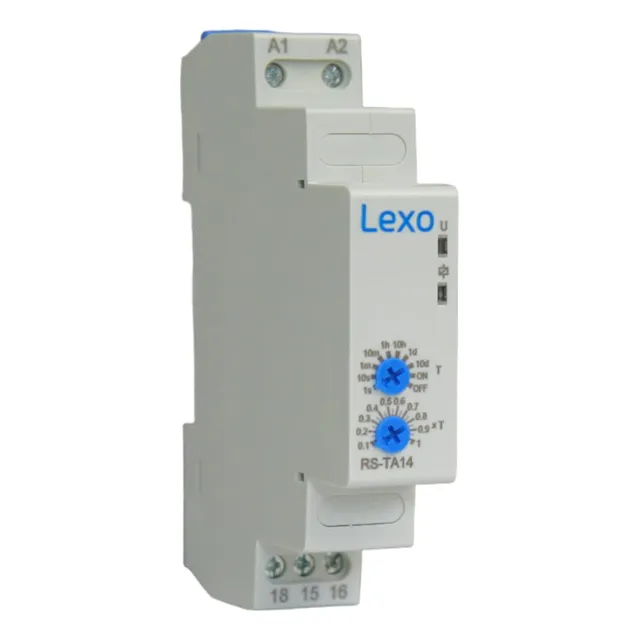 Rele On Delay Rs-ta14 1s - 10d 12-240vac/vdc Lexo
