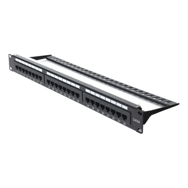 Panel De Parcheo 24 Puertos Cat6a Linkedpro Lp-pp-605a
