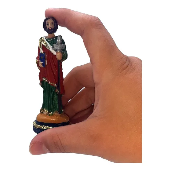 10 Estatua De 7 Cm Apostolo São Judas Tadeu Resina Imagem