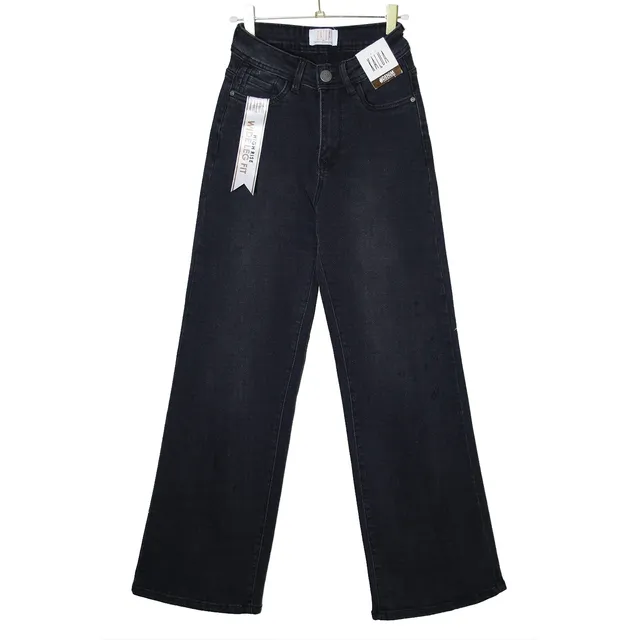 Jeans Pantalon Kalua Wide Leg Fit Dama Mujer Original