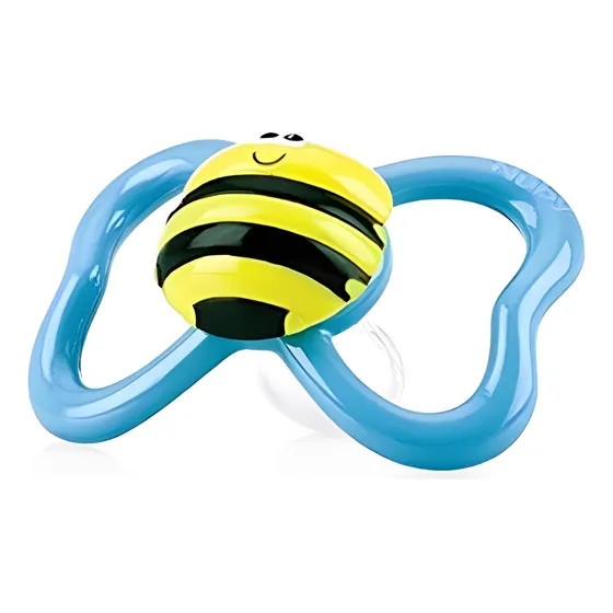 Chupon Nuby Soothe De Mariposas 3d Bebes De 6-12 Meses Nuevo