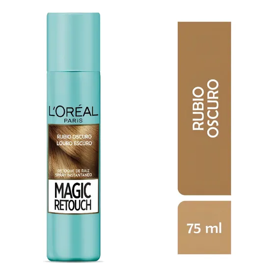 Kit Tintura L'Oréal Paris Magic retouch tono rubio oscuro para cabello 75 ml