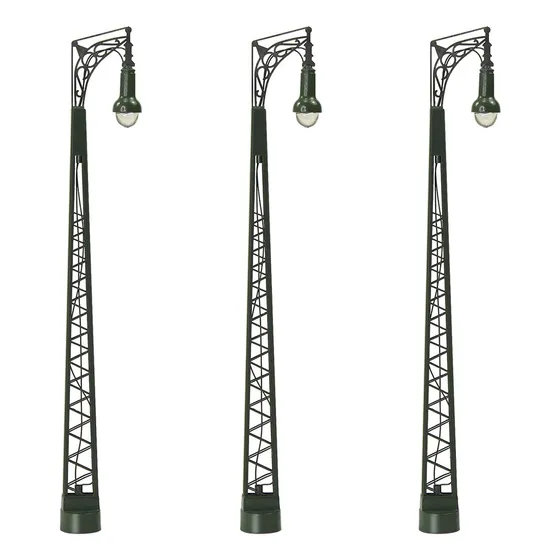 Lqs65 3pcs Modelo Trene Ho Escala 1:87 Lampara Luz Calle (ho