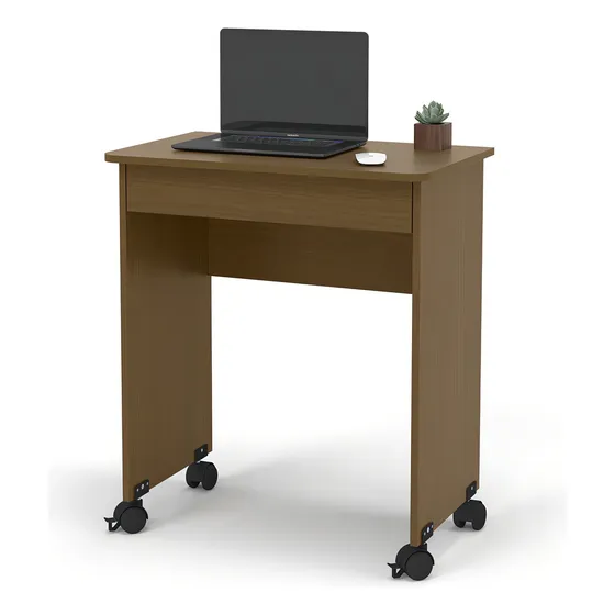 Ofertamo Mesa Escrivaninha Compact Not 0,70 Freijo Rodízios E Gaveta