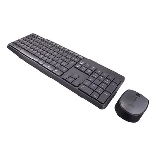 Combo Teclado E Mouse Logitech Mk235 S/ Fio Combo Teclado E Mouse Logitech Mk235 S/ Fio