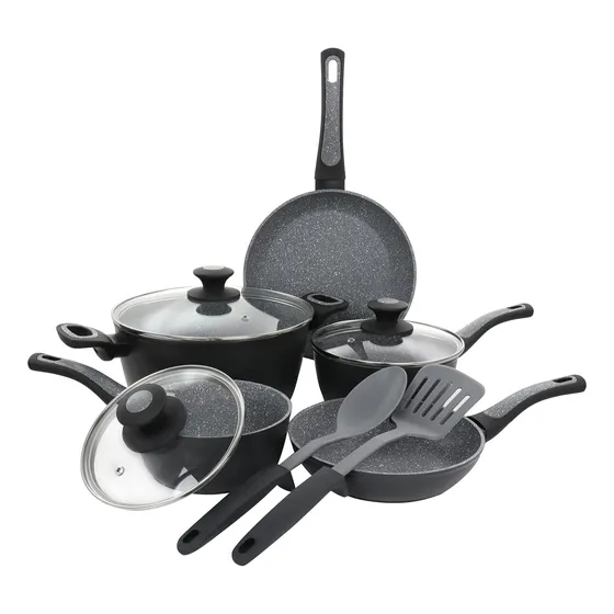 Juego De Ollas Oster 10 Piezas Aluminio Antiadherente Cocina