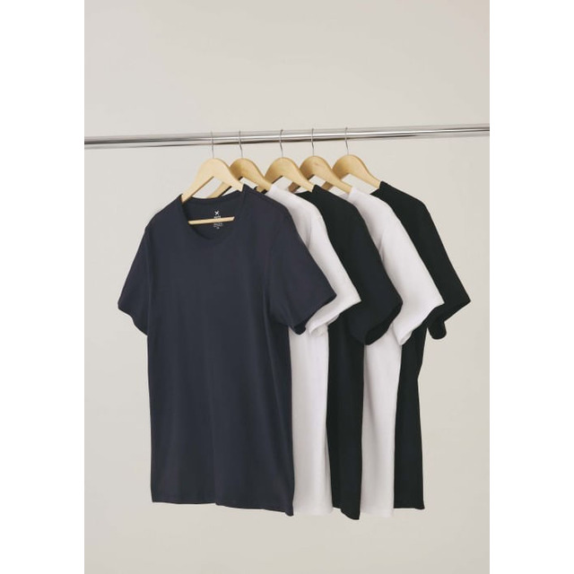 Kit Com 5 Camisetas Masculinas Básicas Hering Kit Com 5 Camisetas Masculinas Básicas Hering