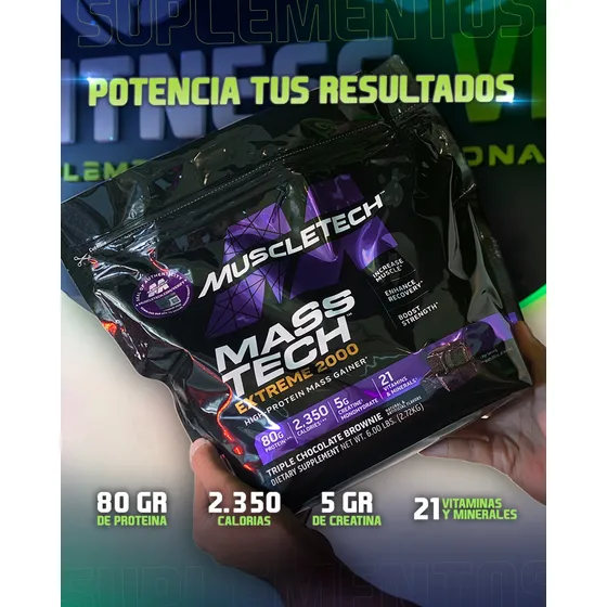 Muscletech Masstech Xtreme 2000 6 Libras Chocolate