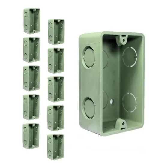 Chalupa Eléctrica Pvc De 1/2 (4x2) Verde Chpp013 Argos 10pz