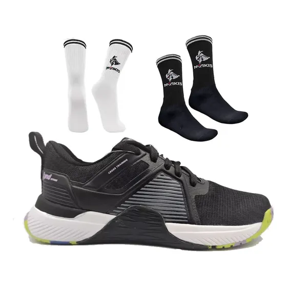 Kit Tênis De Cross Levantar Peso Pular Corda Corrida Rope