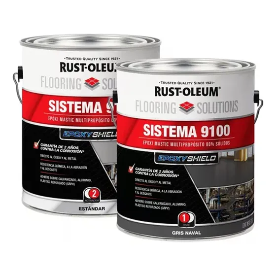 Rust Oleum Pisos Alto Transito X 7,6 Lt Sistema 9100