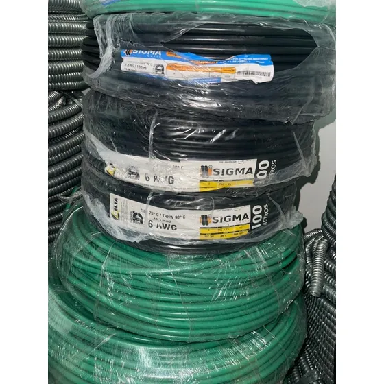 Cable N6 Cabel Nacional N10 Sigma N8 (rollos-metros) N6 #12