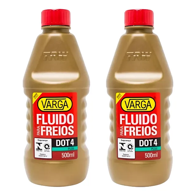 Kit Combo 2 Oleo Fluido Freio Dot 4 Trw Varga 500ml