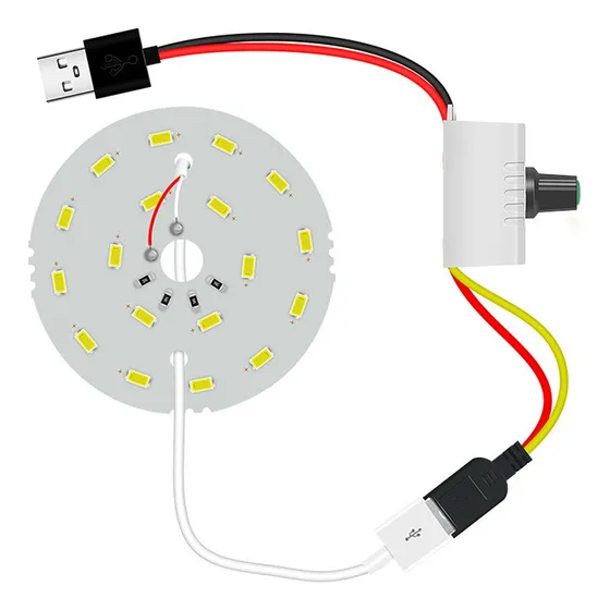Panel Luz Led Usb 5 V Super Brillante Consumo Lampara Puesto