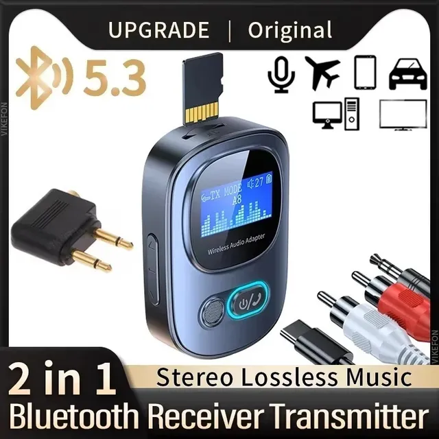 Receptor De Audio Bluetooth, Transmisor, Tarjeta Tf, Conecto