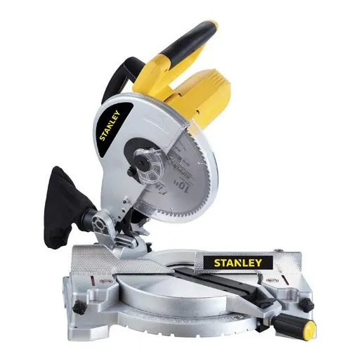 Ingletadora 1500w C/2 Discos 10 80d/32d Stsm1525 Stanley!!! Color Amarillo Frecuencia 50/60 MHz
