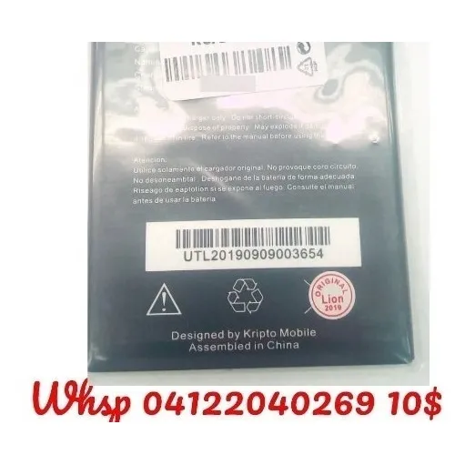 Batería Pila Blu Dash C474705100t Nueva Sellada Caracas
