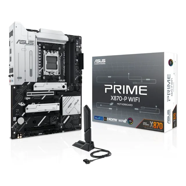 MOTHERBOARD ASUS PRIME X870-P WIFI AMD AM5 ATX DDR5 PCIE 5.0