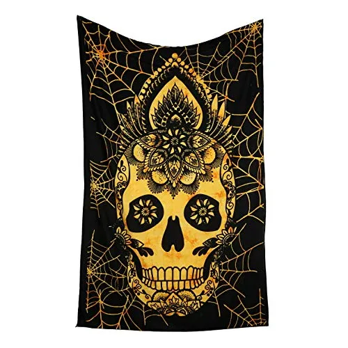 Diseño De Cráneo Halloween Decoración Tapicería - F9f8e