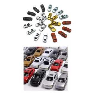 Kit 10 Miniatura Carrinho Carro Esc 1:200 Figura Maquete Kit 10 Miniatura Carrinho Carro Esc 1:200 Figura Maquete