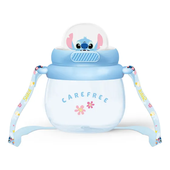 Lilo & Stitch - Botella Plástica Con Correa 800ml (stitch)
