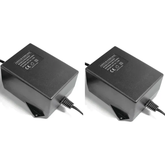 2 Pak Saxxon Psu24v025 Fuente De Poder Reg 24v Ac 2.5a Cctv