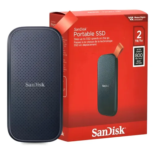Ssd Externo Sandisk Extreme 2tb Sdssde61-2t00-g25b Azul Claro Cor