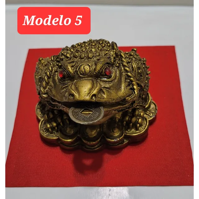 Rana De Tres Patas Con Moneda Suerte Dinero  Feng Shui  