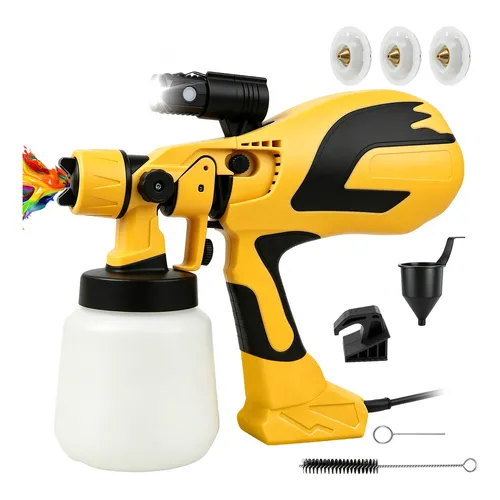 Pistola Pulverizadora Terra Firma 802319 650W Tanque 800ml Laranja