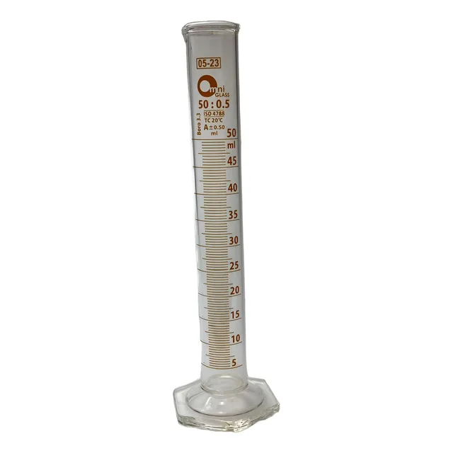 Probeta En Vidrio Clase A Con Cert. De 25 Ml, Omnilab