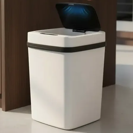 Lixeira Inteligente Sensor Automática Banheiro Cozinha Smart Branca