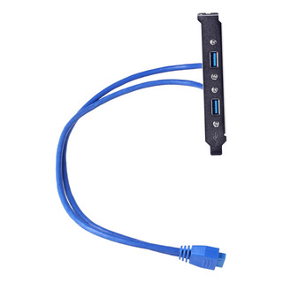 Cabezal De Cable De Doble Puerto De 20 Pines A Usb 3.0, Ext Cabezal De Cable De Doble Puerto De 20 Pines A Usb 3.0, Ext