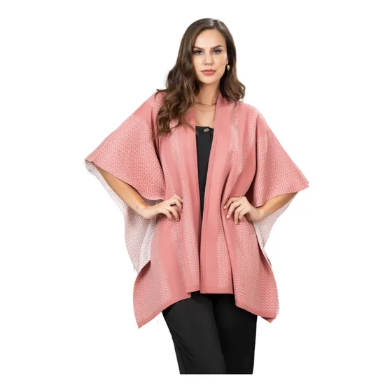 Ruana Mujer Poncho Casual Regalo Mujeres Chal Capa Tejida