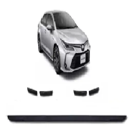 Toyota Corolla 2021 Hibrido Molduras+3m Protector Paragolpes