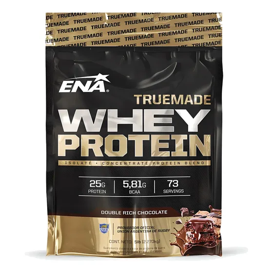 True Made Proteina Aislada Whey 5 Libras - Ena Sport Sabor Chocolate
