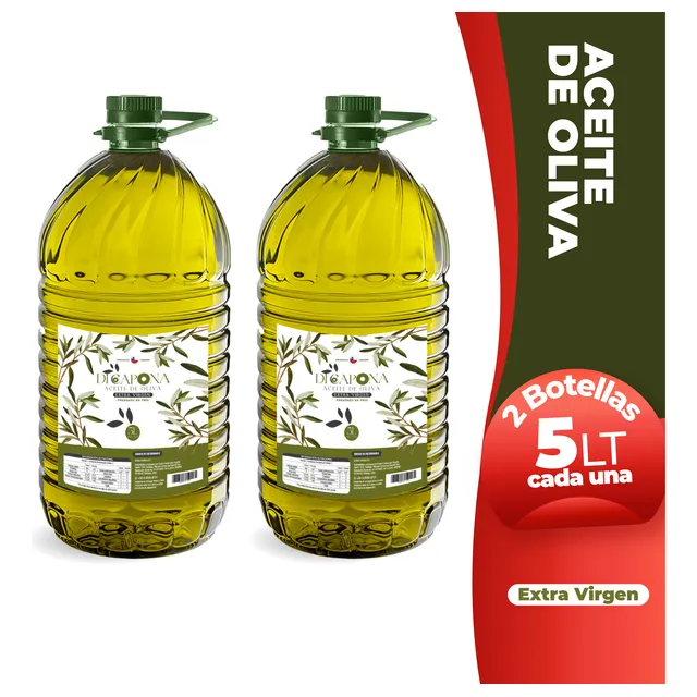 Aceite De Oliva Extra Virgen Di Capona 2x5 Litros 0.2 Acidez