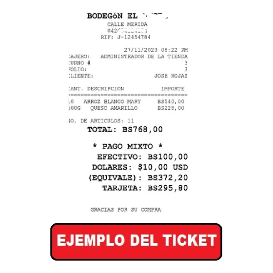 Sistema Administrativo Facturación Inventario Pagos Mixtos