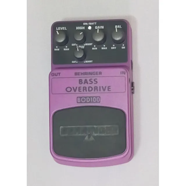 Pedal Bass Overdrive Behringer Bod100