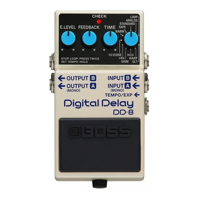 Pedal de efecto Boss Digital Delay DD-8 gris