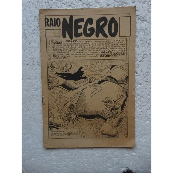 Raio Negro Nº 5 Gep 1967 Sem Capa